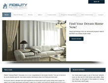 Tablet Screenshot of fidelitynationalrealty.com